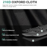 Double swing cover, pool faux furniture protection, UVresistant, 228.6 x 198.12 cm